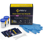 2 in 1 UTI Test Strips for Women & Men with Sterile Cups & Gloves | Individually Wrapped & Trusted by Doctors Private at Home UTI Test Strip - Accurate Results in 2 Minutes - 2 Tests