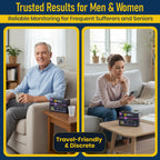 2 in 1 UTI Test Strips for Women & Men with Sterile Cups & Gloves | Individually Wrapped & Trusted by Doctors Private at Home UTI Test Strip - Accurate Results in 2 Minutes - 5 Tests