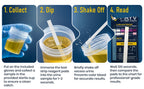 2 in 1 UTI Test Strips for Women & Men with Sterile Cups & Gloves | Individually Wrapped & Trusted by Doctors Private at Home UTI Test Strip - Accurate Results in 2 Minutes - 25 Tests